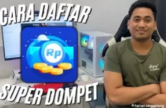 Ilustrasi cara daftar Super Dompet.