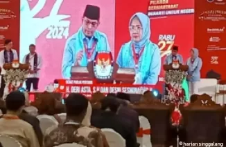 Debat Paslon Wako Sawahlunto:  Deri Asta Perteguh Pro Rakyat, Riyanda Membangun Kerja Cepat