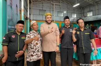 Fadly Amran Bersama PAPERJA (Paguyuban Perantau Jawa) yang melibatkan Keluarga Pedagang Bakso Nusantara (KPBN) dan Keluarga Besar Perantau Jawa (KBPJ). (ist)