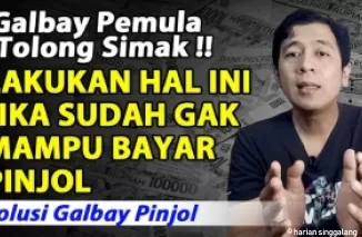 Ilustrasi galbay pinjol.