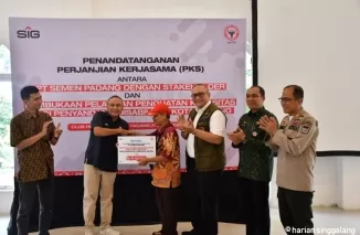 PT Semen Padang menegaskan komitmennya dalam mendukung penyandang disabilitas di Kota Padang melalui penandatanganan Perjanjian Kerja Sama (PKS) dengan Pemerintah Kota Padang dan instansi terkait. ist