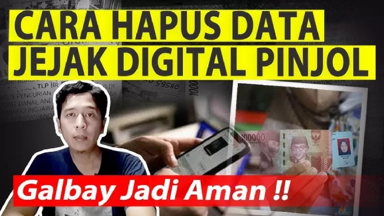 Ilustrasi hapus data pinjol.