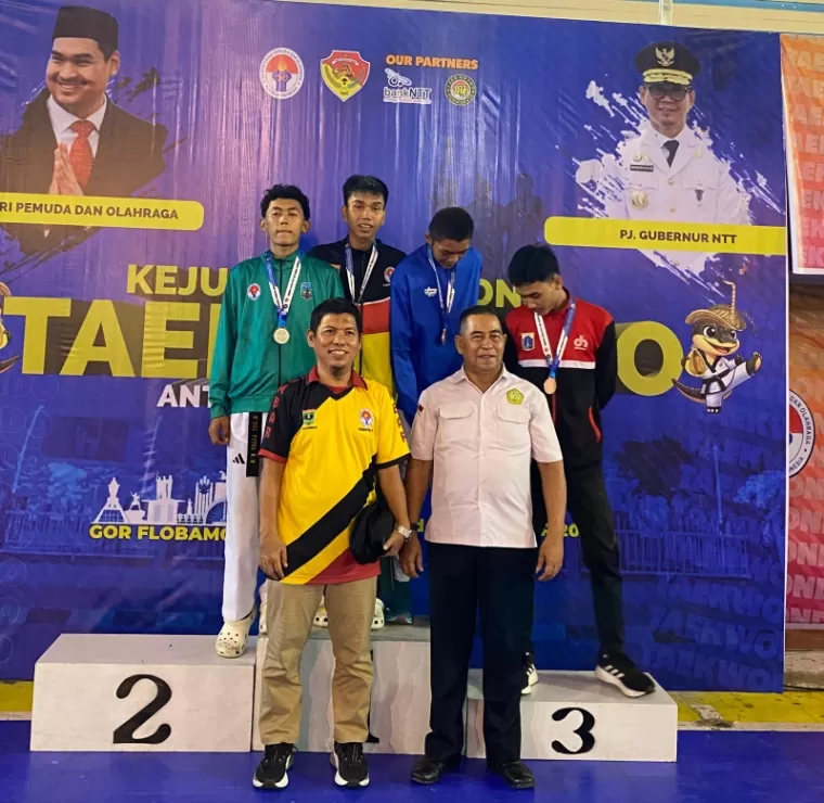 KEJURNAS TAEKWONDO ANTAR-PPLP/PPLD/SKO 2024, Taekwondoin Sumbar Boyong 4 Medali