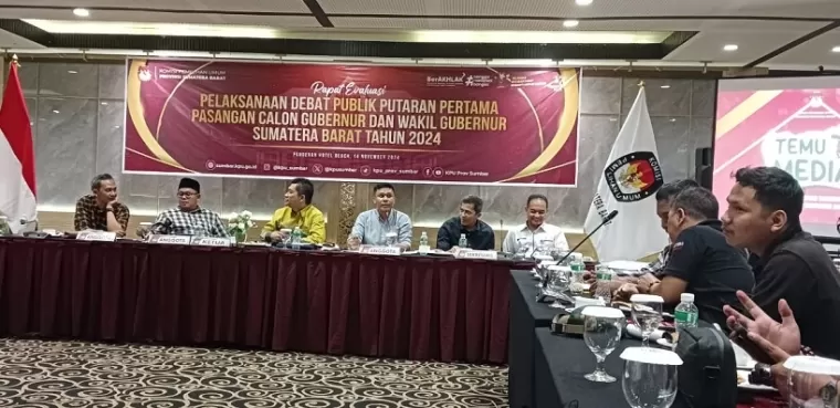 KPU Sumbar Evaluasi Debat Pilgub