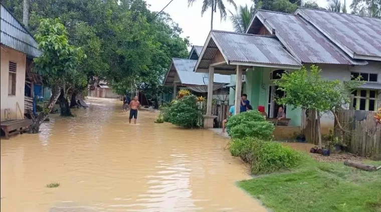 Ratusan Rumah di Sijunjung Kebanjiran