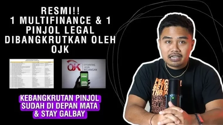 Ilustrasi pinjol ditutup OJK.