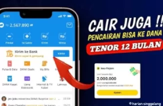 Ilustrasi pinjol cair ke DANA. (FOTO: YouTube)