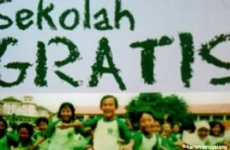 Ilustrasi sekolah gratis. (Foto: Sinpo)