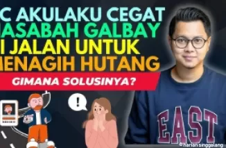 Ilustrasi penagihan pinjol.