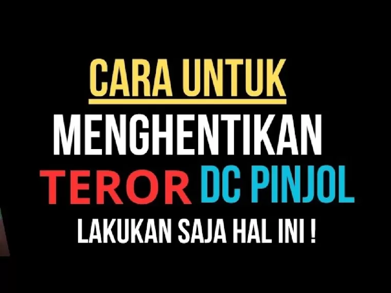 Ilustrasi trik ampuh mengatasi DC pinjol. (Foto: YouTube)