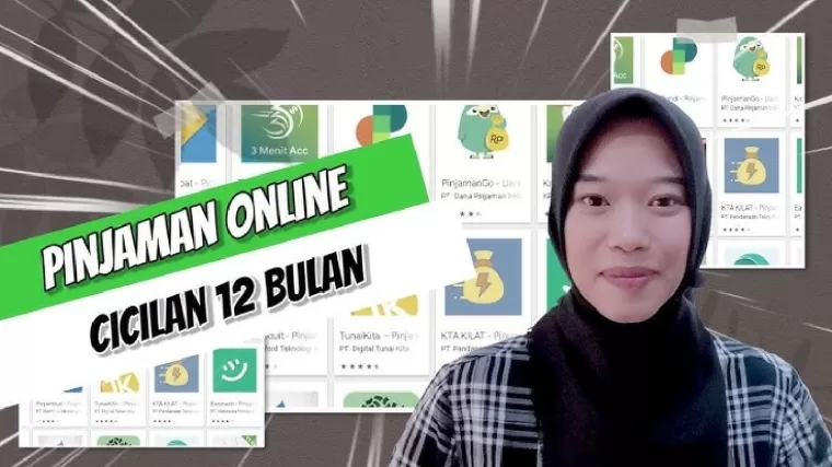 Pinjol cicilan 12 bulan..(Foto: YouTube)