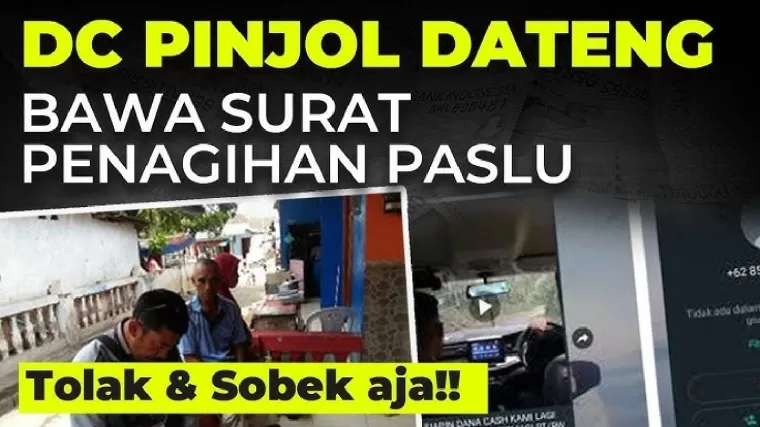 DC Lapangan pinjol datang bawa surat penagihan palsu.