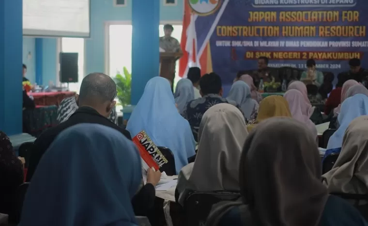 Di SMKN 2 Payakumbuh, JAC Gelar Sosialisasi Kerja Konstruksi di Jepang