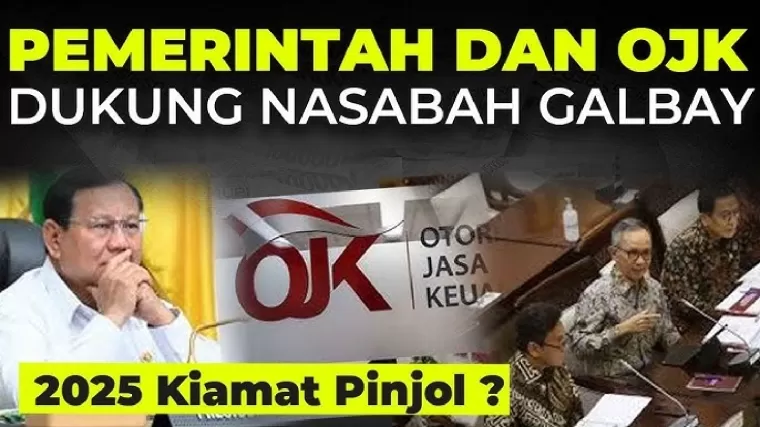 Ilustrasi nasabah galbay pinjol.