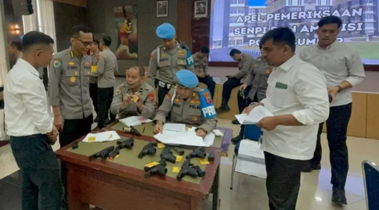 Polda Sumbar Cek Senjata Api Personel, Pastikan Penggunaan Sesuai Prosedur