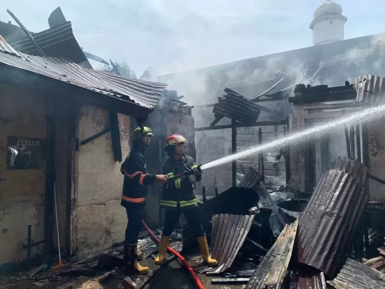 Rumah di Sawahan Terbakar,  Kerugian Rp500 Juta