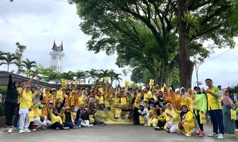 Sambut Hari Diabetes Nasional, Diabetasol Senam Sehat dan Edukasi bersama Lansia Bukittinggi