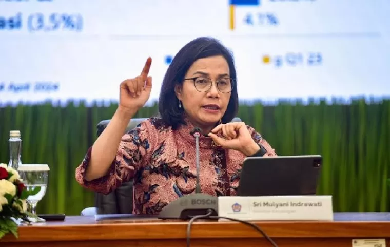 Menteri Keuangan Sri Mulyani. (Foto: Suara Surabaya)