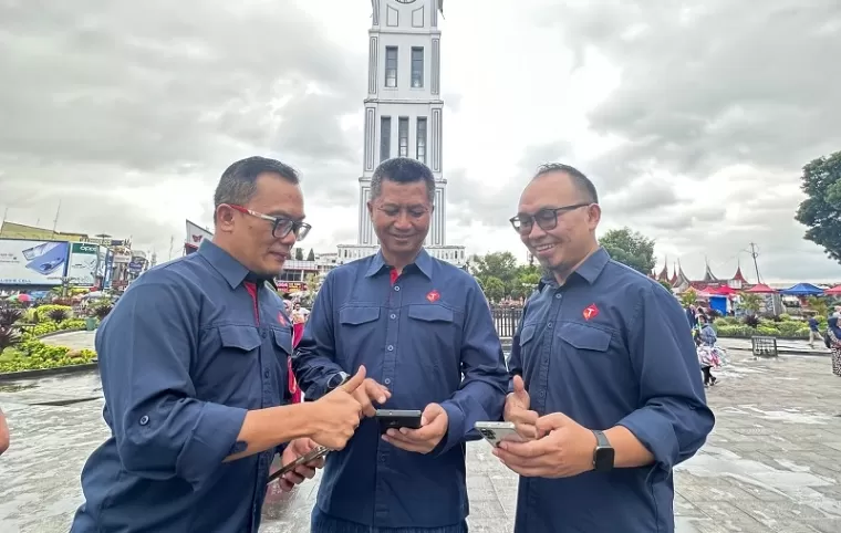 Telkomsel Pastikan Kesiapan Layanan dan Jaringan di Jam Gadang, Bukittinggi Sambut Puncak Naru 2024