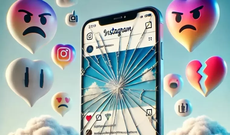 Ilustrasi Instagram Sebagai Media Ujaran Kebencian