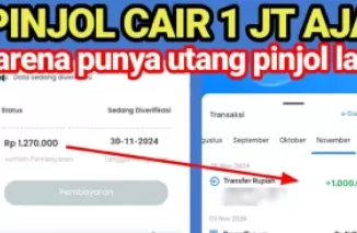 Aplikasi pinjol langsung cair.