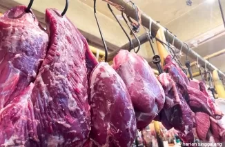 Harga Pangan Sabtu Mayoritas Turun, Daging Sapi Rp131.990 per Kg