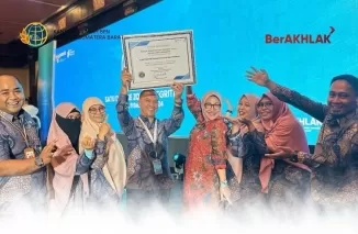 Kantor Pertanahan Kota Bukittinggi Raih Penghargaan Wilayah Bebas Korupsi