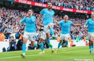 Man City Imbang 1-1 Hadapi Everton