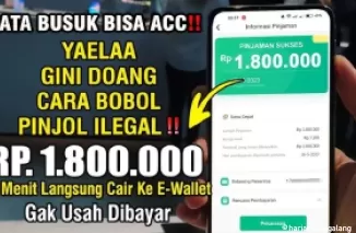 Pinjol langsung cair dengan limit Rp9 juta. (Foto: YouTube)