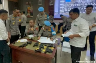 Polda Sumbar Cek Senjata Api Personel, Pastikan Penggunaan Sesuai Prosedur