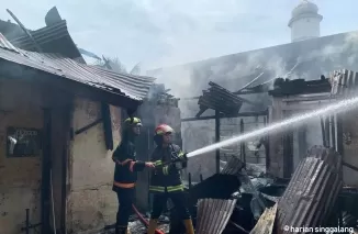 Rumah di Sawahan Terbakar,  Kerugian Rp500 Juta