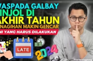 Galbay pinjol akhir tahun. (Foto: YouTube Fintech.ID)