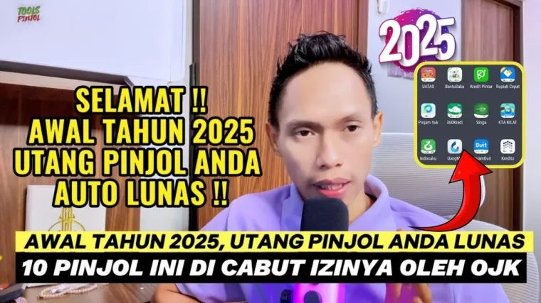 10 pinjol legal akan dicabut izinnya oleh OJK.