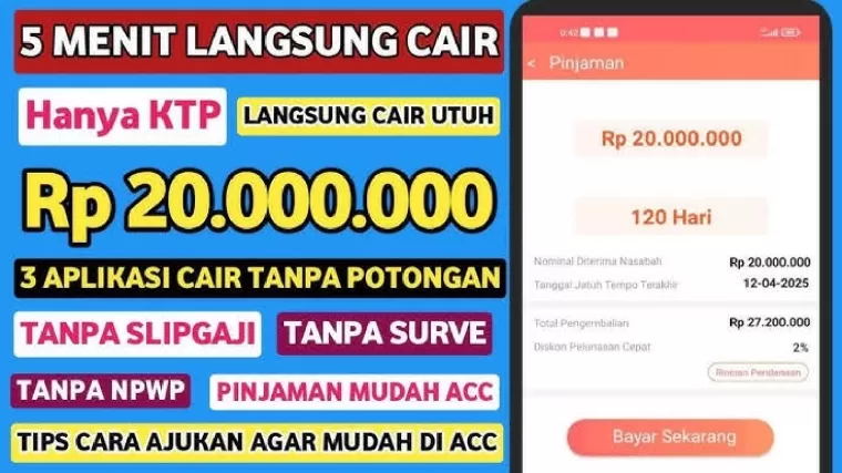 Aplikasi pinjol tanpa potongan diawal.