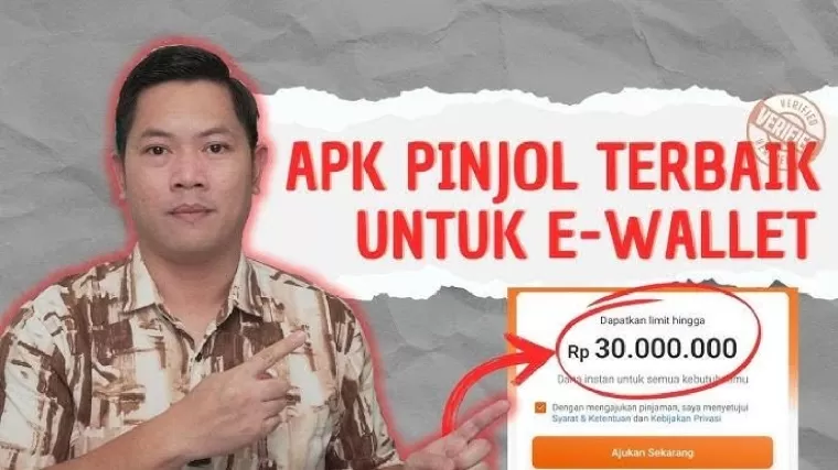 Aplikasi pinjol untuk top up saldo e-wallet. (Foto: YouTube Andre Tuwan)