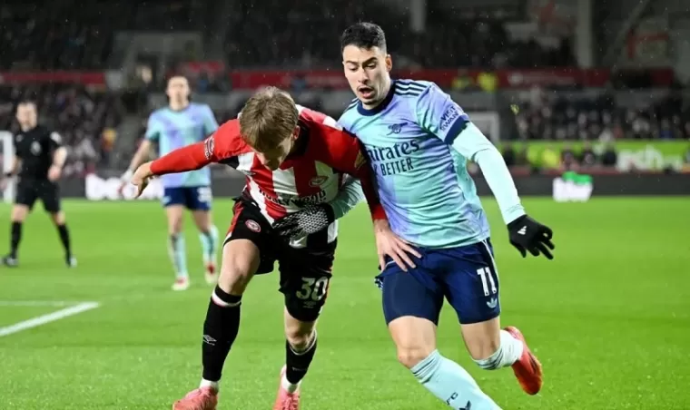 Arsenal Bawa Tiga Poin dari Kandang Brentford