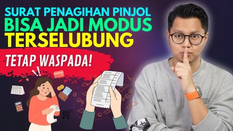 Surat penagihan pinjol jadi modus penipuan.