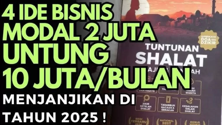 Ide bisnis modal Rp2 juta untung Rp10 juta sebulan.