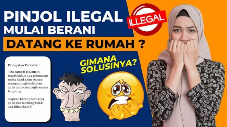 DC pinjol ilegal berani datang menagih ke rumah nasabah.