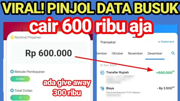 Pinjol data busuk.