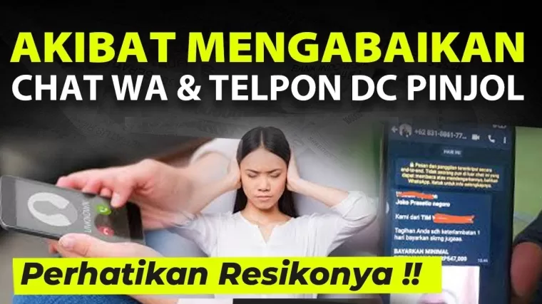 Akibat mengabaikan panggilan WhatsApp dan telepon Debt Collector pinjol.