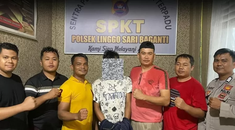 Polsek Linggo Sari Baganti Tangkap Pelaku Narkoba, Barang Bukti 7 Paket Sabu Disita