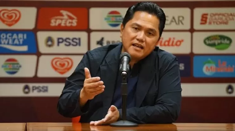 Ketua Umum PSSI Erick Thohir. (Foto: I-Radio FM)