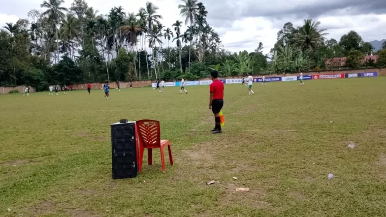 Salah satu pertandingan LTS Sumbar 2025 Zona Payakumbuh, di Lapangan Persada FC, Ketinggian, Limapuluh Kota. (doc panpel lts 2025)