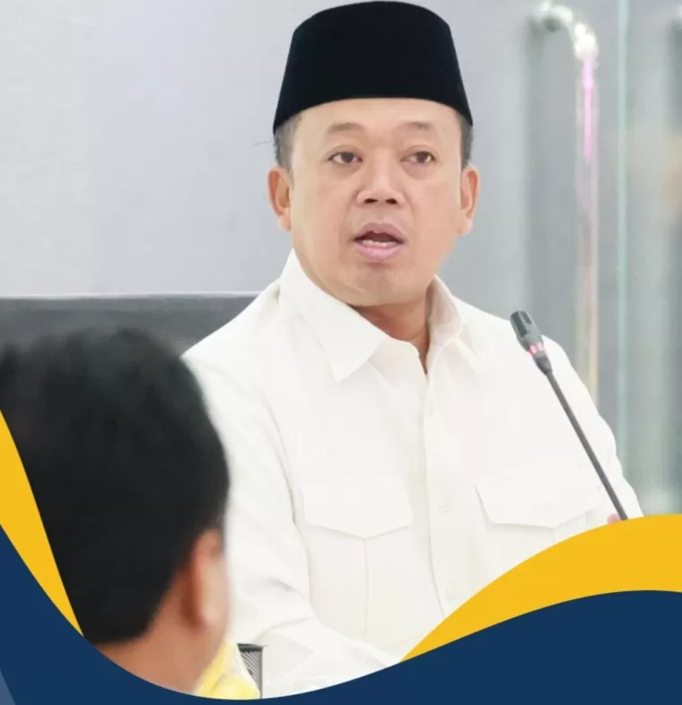 Menteri Agraria dan Tata Ruang/Kepala Badan Pertanahan Nasional (ATR/BPN), Nusron Wahid saat memberikan arahan. (ist)