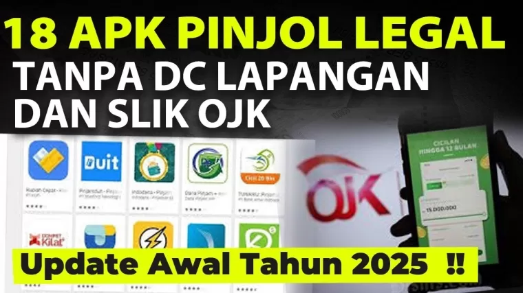 18 pinjol tanpa DC Lapangan dan Slik OJK. (Foto: YouTube Sekilas Pinjol)