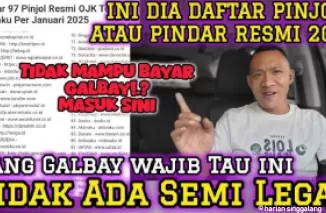 Daftar pinjol legal Januari 2025. (Foto: Medy Brawny)