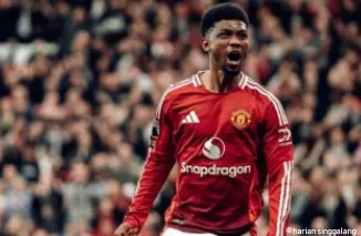 Hattrick Amad Diallo, MU Kalahkan Southampton 3-1