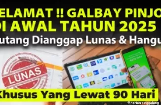 Galbay pinjol 90 hari di awal tahun 2025. (Foto: YouTube Sekilas Pinjol)