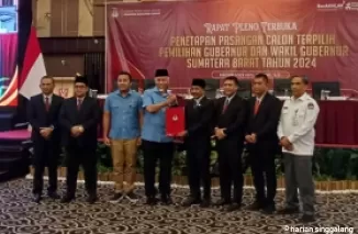 Mahyeldi-Vasko Resmi Pimpin Sumbar, KPU Tetapkan Pasangan Terpilih Pilkada 2024